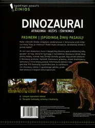 Dinozaurai. Atradimai. Rūšys. Išnykimas