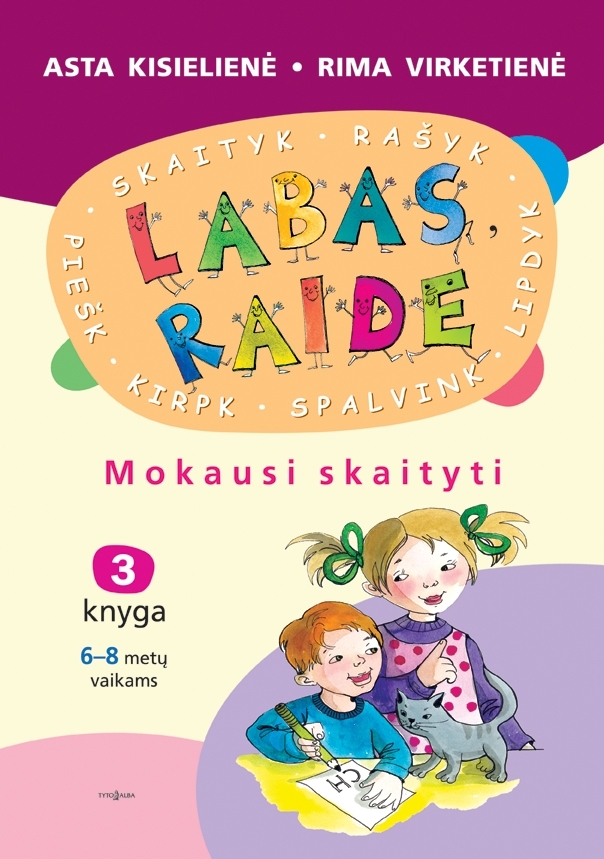 Labas, raide. Mokausi skaityti. 3 knyga