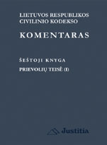Lietuvos Respublikos civilinio kodekso komentaras. Šeštoji knyga. Prievolių teisė (I)