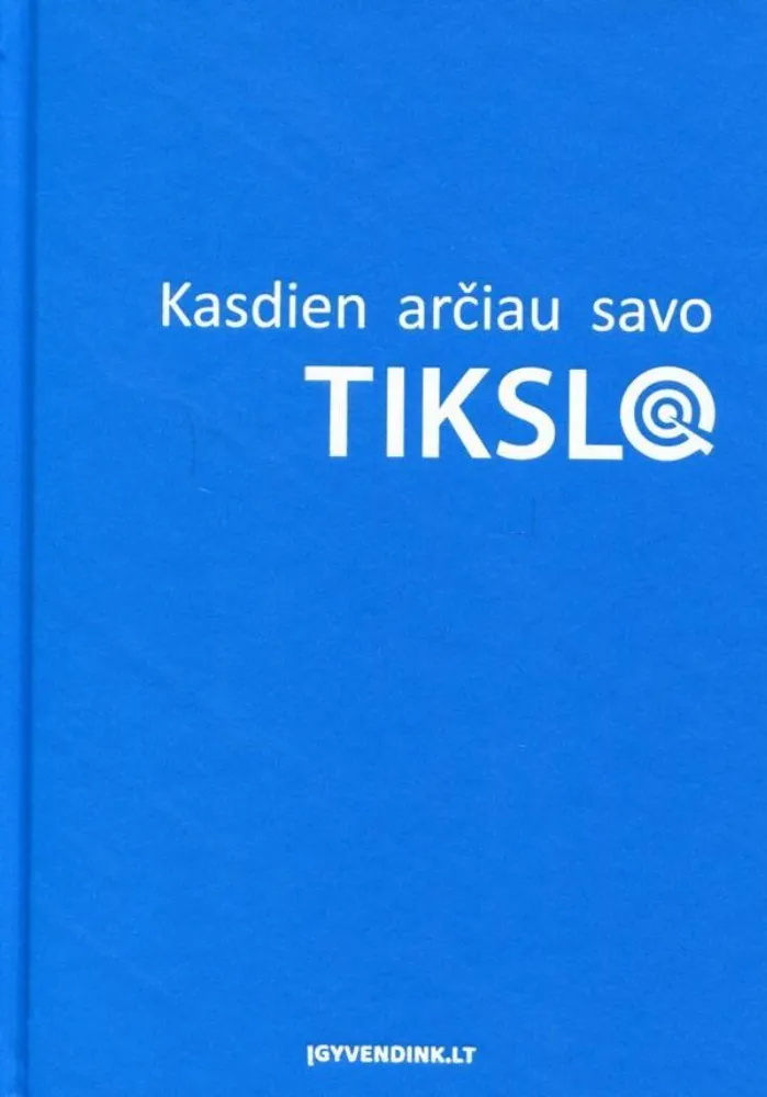 Kasdien arčiau savo tikslo: tikslų įgyvendinimo planas