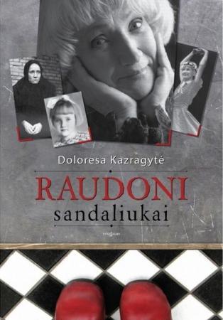 Raudoni sandaliukai