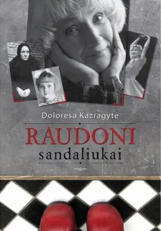 Raudoni sandaliukai