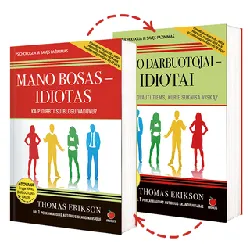 Rinkinys: Mano bosas – idiotas + Mano darbuotojai – idiotai
