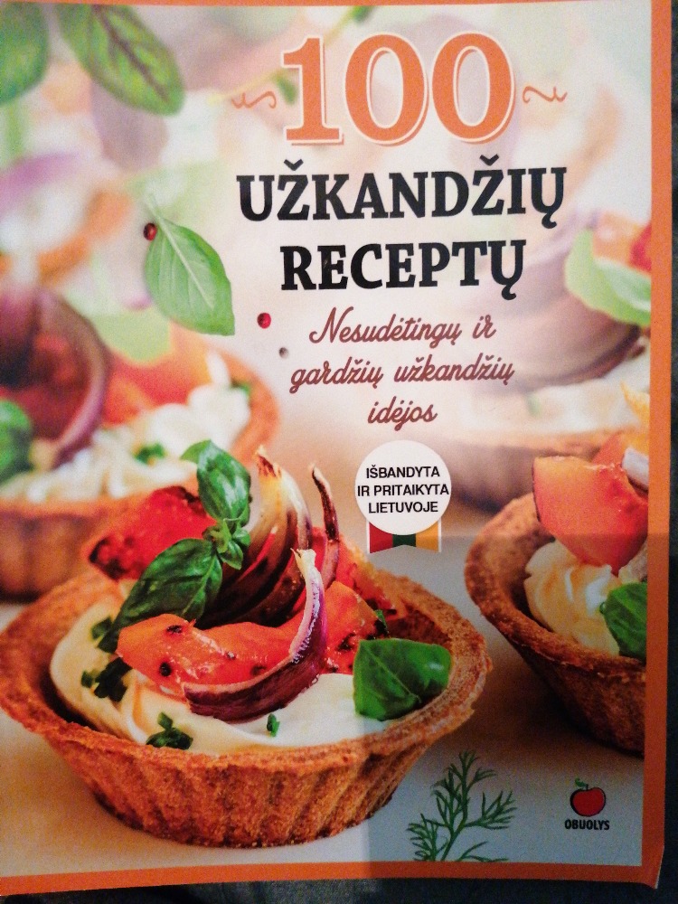 100 užkandžių receptų