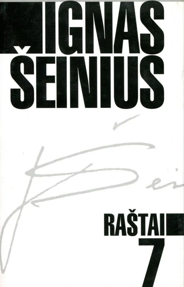 Ignas Šeinius. Raštai T. 7