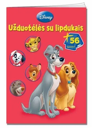 Disney. Užduotėlės su lipdukais