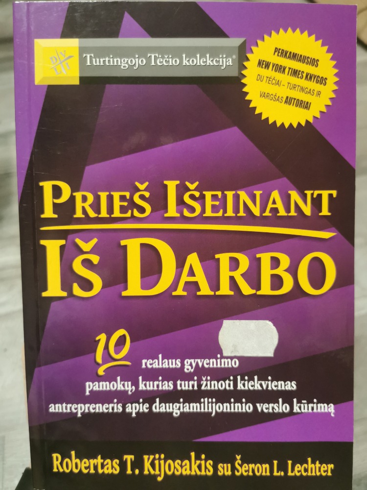 Prieš išeinant iš darbo