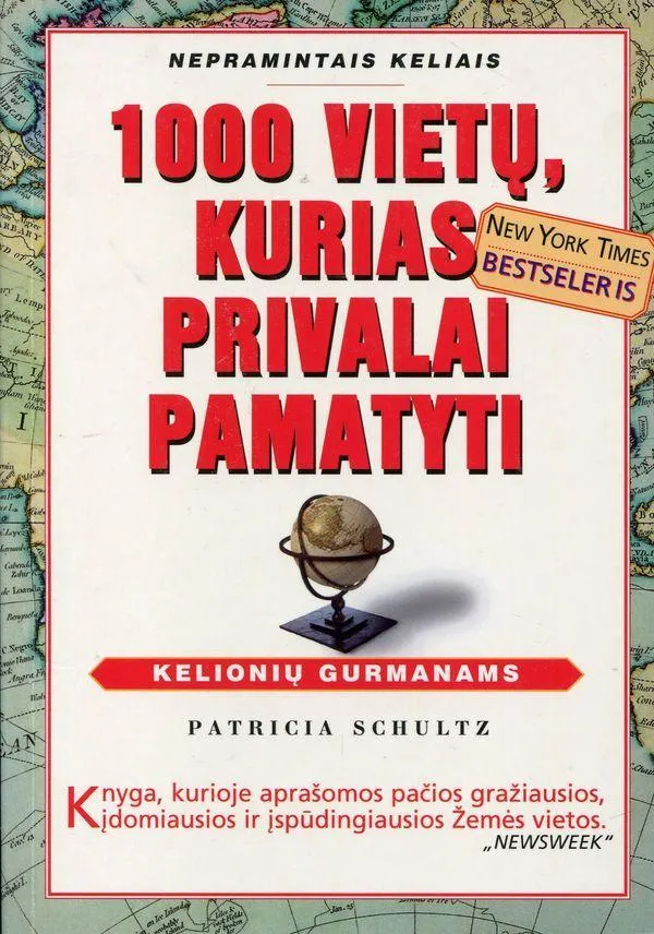 1000 vietų, kurias privalai pamatyti