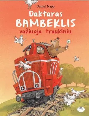 Daktaras Bambeklis važiuoja traukiniu