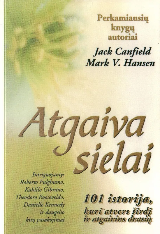 Atgaiva sielai. 101 istorija, kuri atvers širdį ir atgaivins dvasią