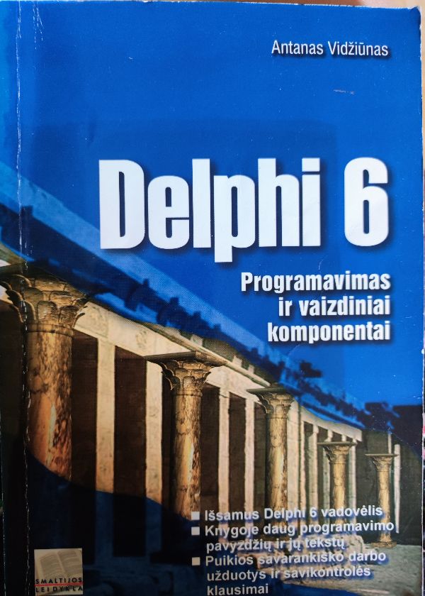 Delphi 6 Programavimas ir vaizdiniai komponentai