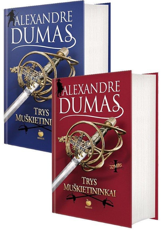 TRYS MUŠKIETININKAI. Dviejų tomų rinkinys