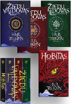 4 knygų rinkinys ŽIEDŲ VALDOVAS: prie geriausių visų laikų fantasy žanro kūrinių priskiriama saga
