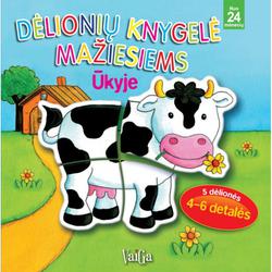 Dėlionių knygelė mažiesiems. Ūkyje