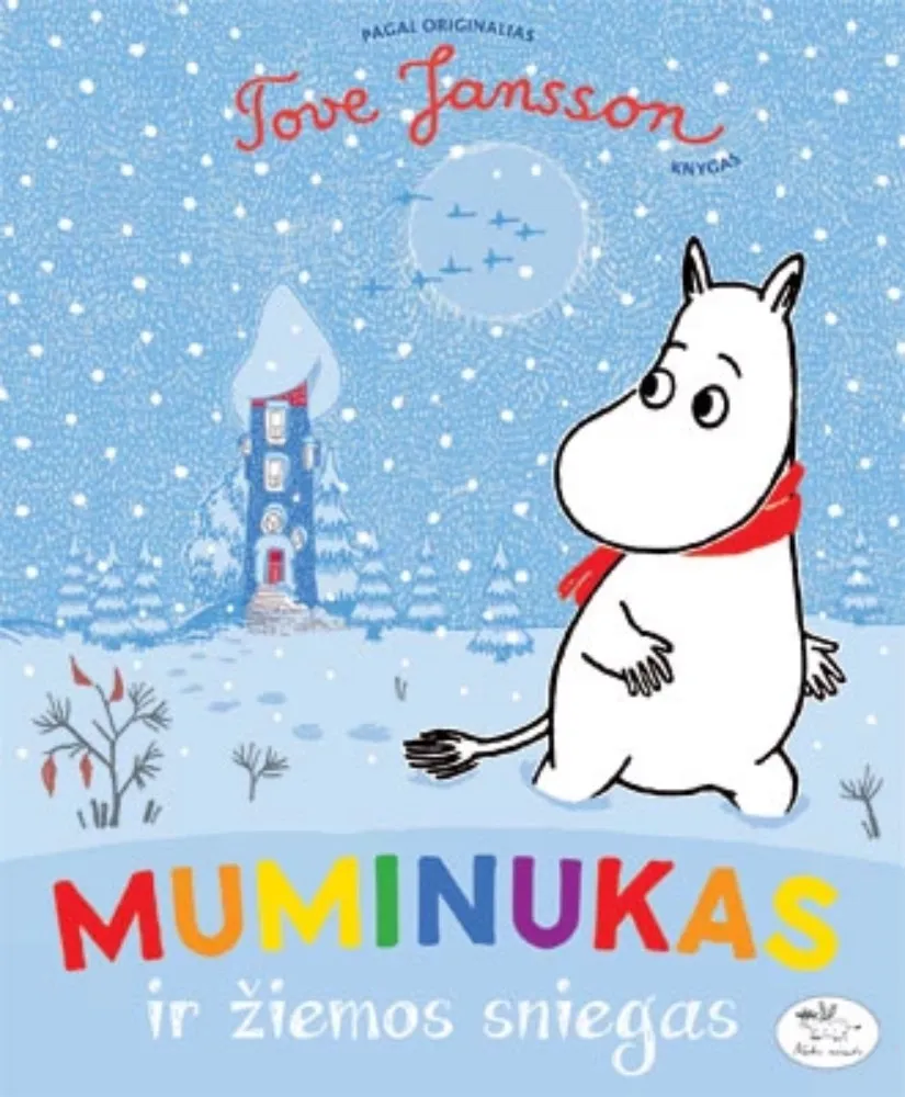 Muminukas ir žiemos sniegas