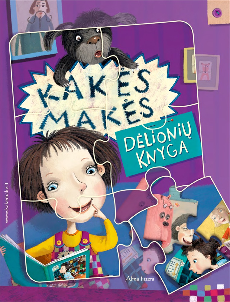 Kakės Makės dėlionių knyga