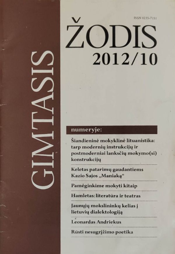 Gimtasis žodis