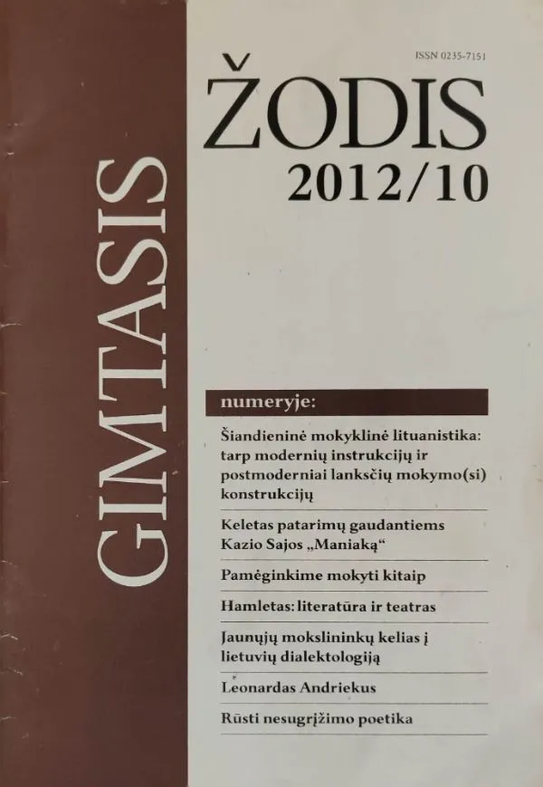 Gimtasis žodis