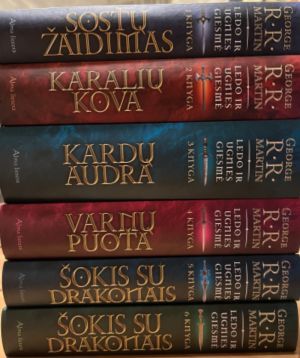 6 knygų rinkinys SOSTŲ KARAI