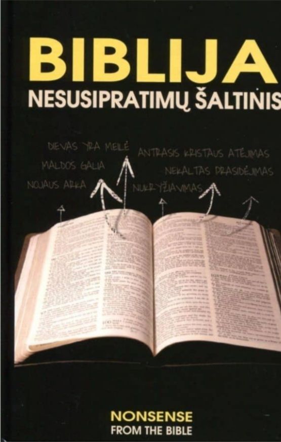 biblija nesusipratimų šaltinis