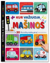 Spausk ir klausyk. KUR VAŽIUOJA MAŠINOS. Su 30 tikroviškų mašinų garsų
