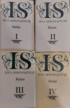 I. Simonaitytė 1-IV raštai