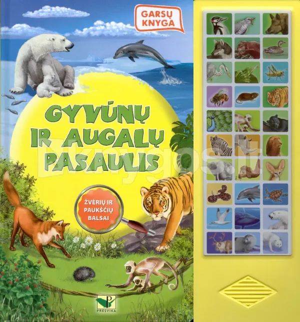 Gyvūnų ir augalų pasaulis. Garsų knyga