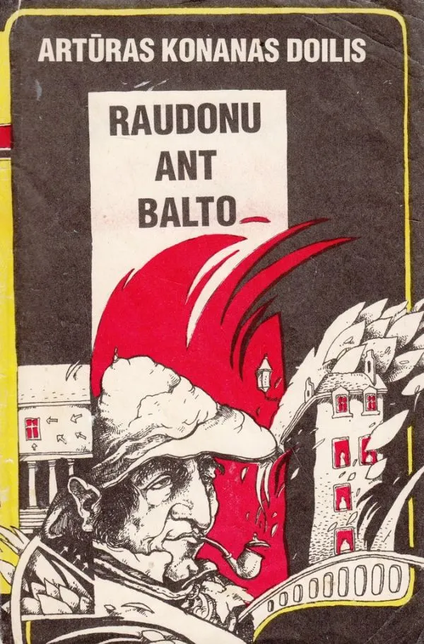 Raudonu ant balto