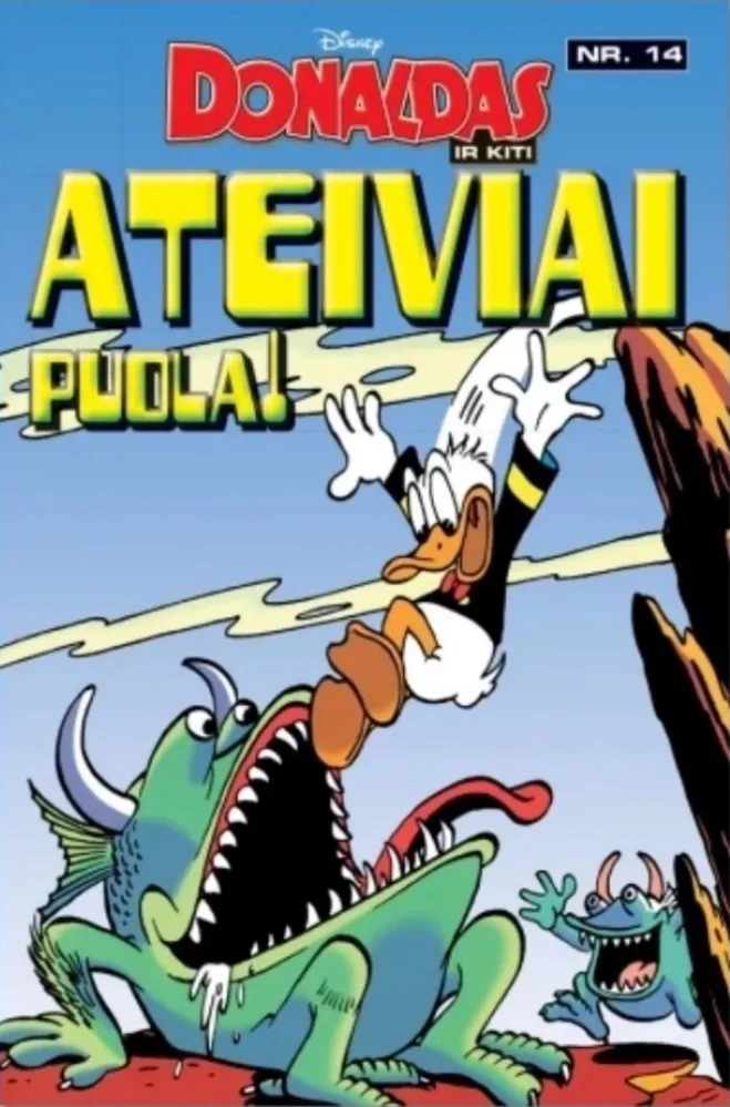 Megagiga Nr. 14. Donaldas ir kiti. Ateiviai puola