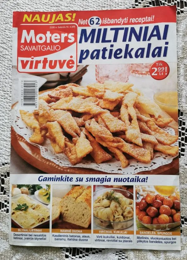Moters savaitgalio virtuvė- miltiniai patiekalai