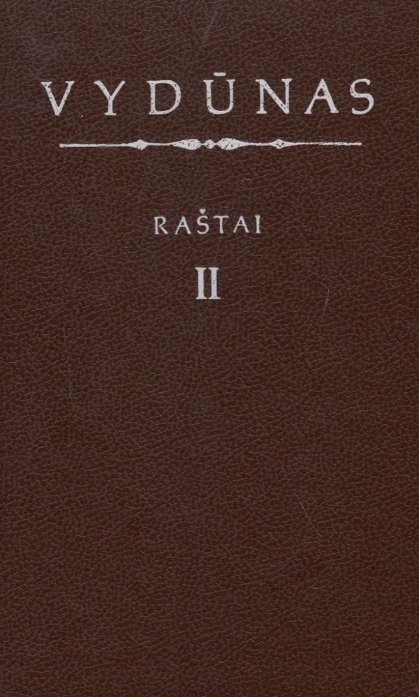 Vydūnas. Raštai II tomas