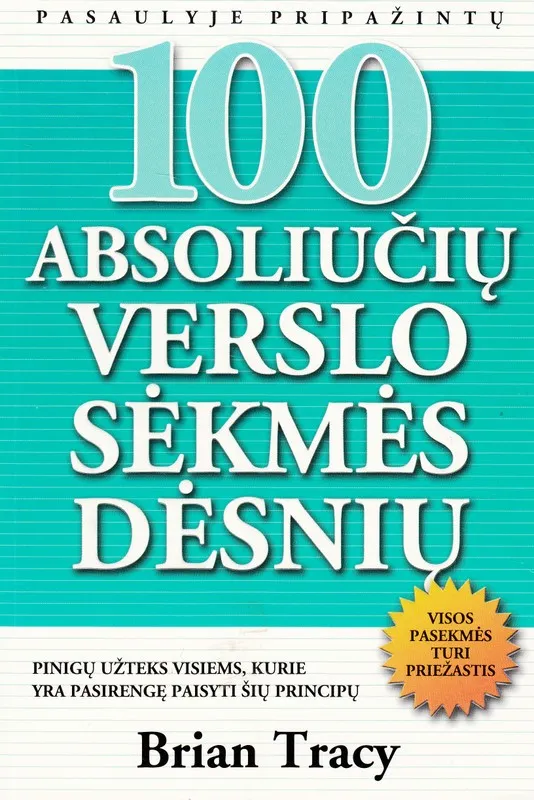 100 absoliučių verslo sėkmės dėsnių