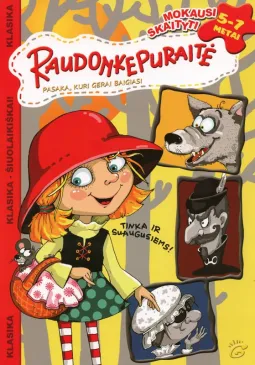 Raudonkepuraitė. Mokausi skaityti