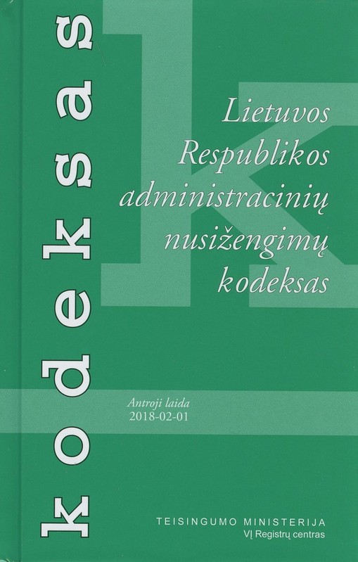 Lietuvos Respublikos administracinių nusižengimų kodeksas