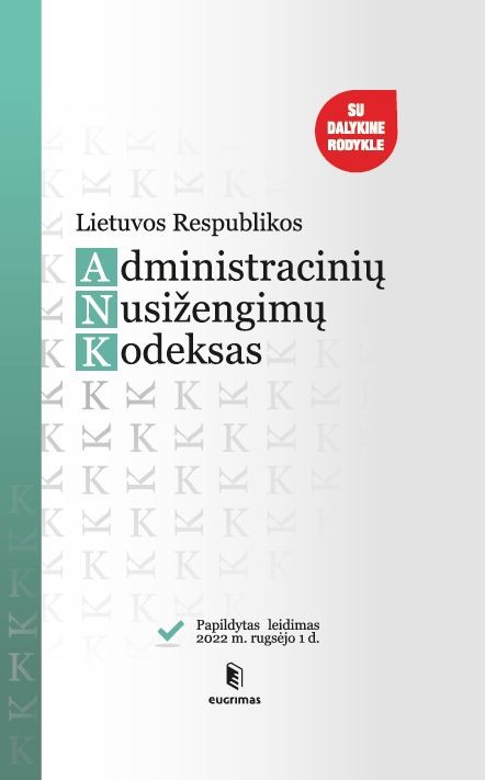 Lietuvos Respublikos administracinių nusižengimų kodeksas