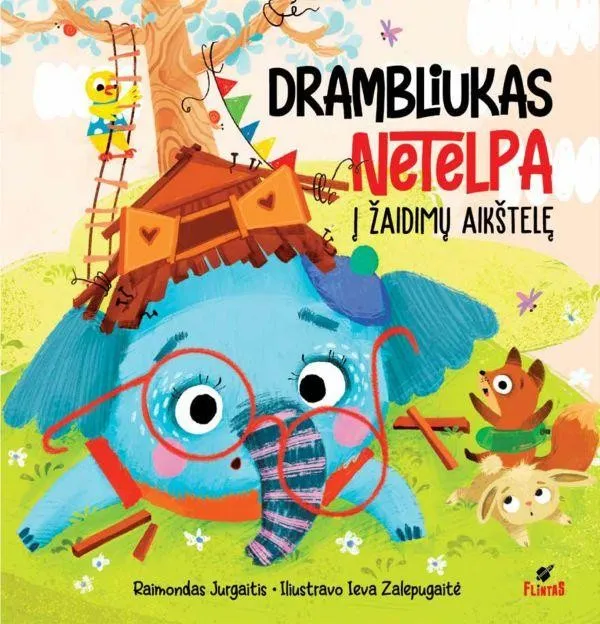 Drambliukas netelpa į žaidimų aikštelę