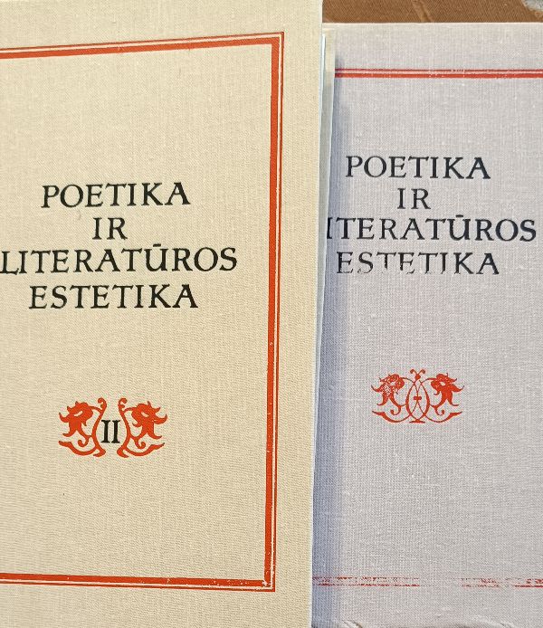 Poetika ir literatūros estetika, 2 dalys