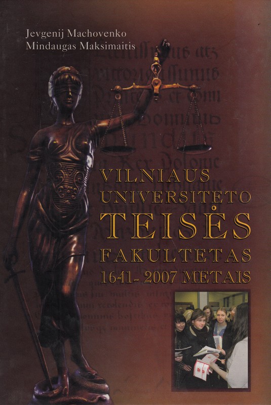 Vilniaus universiteto Teisės fakultetas 1641-2007 metais