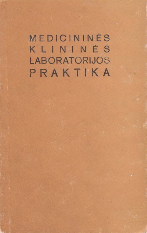Medicininės klininės laboratorijos praktika