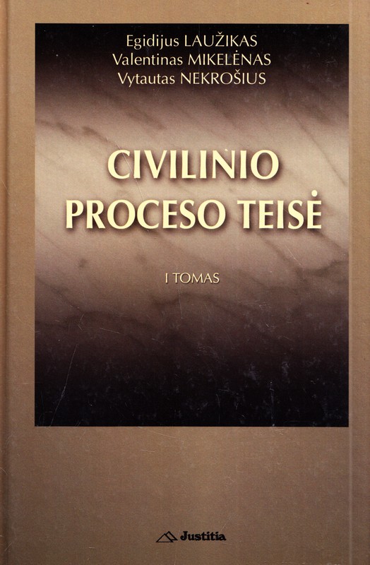 Civilinio proceso teisė I t.