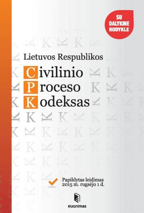 Lietuvos Respublikos civilinio proceso kodeksas