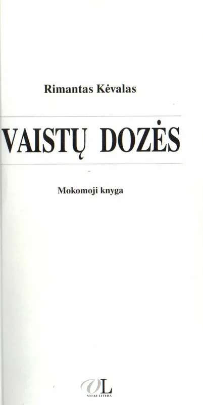 Vaistų dozės