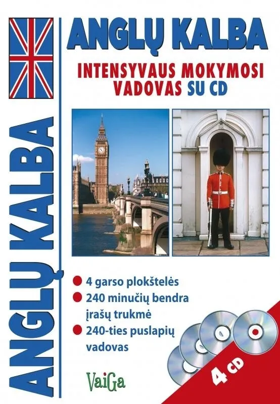 Anglų kalba. Intensyvaus mokymosi vadovas su CD
