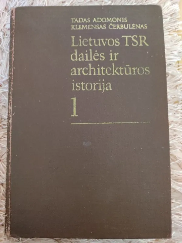 Lietuvos TSR dailės ir architektūros istorija, 1 dalis