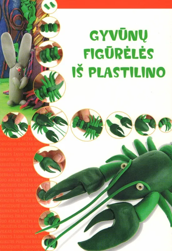 Gyvūnų figurėlės iš plastilino