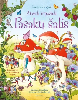 Pasakų šalis. Atverk ir pažink. Knyga su langais