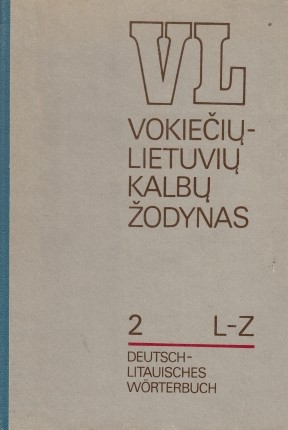 Vokiečių - lietuvių kalbų žodynas II tomas