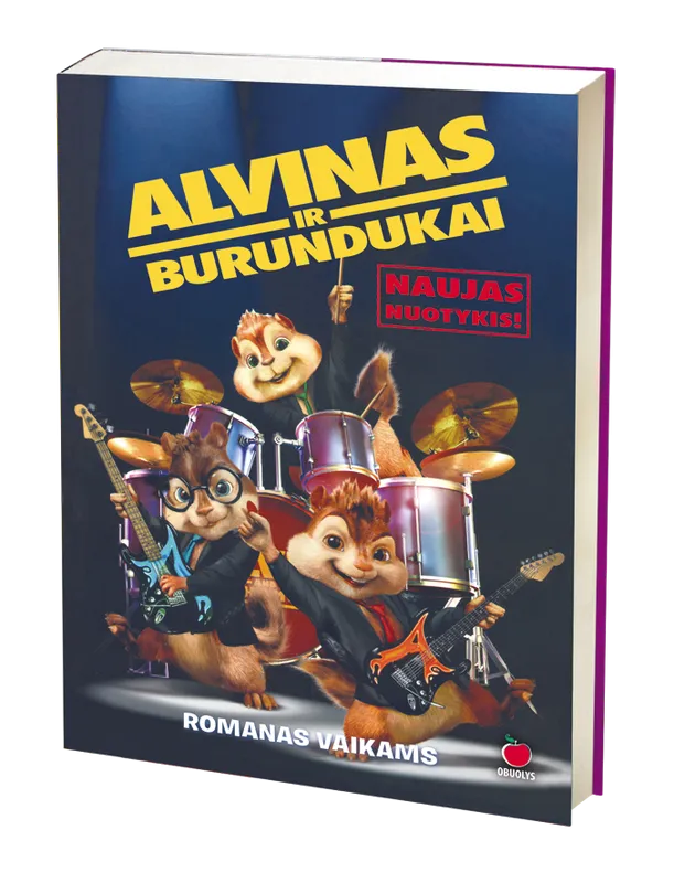Alvinas ir burundukai. Naujas nuotykis. Romanas vaikams