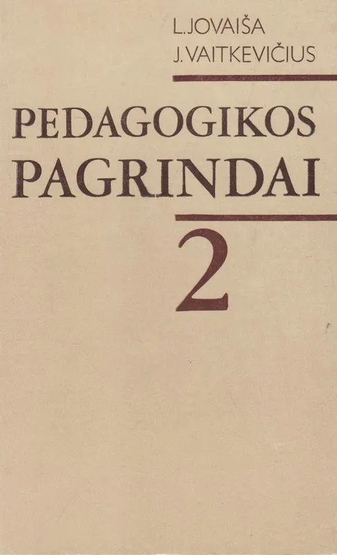 Pedagogikos pagrindai 2