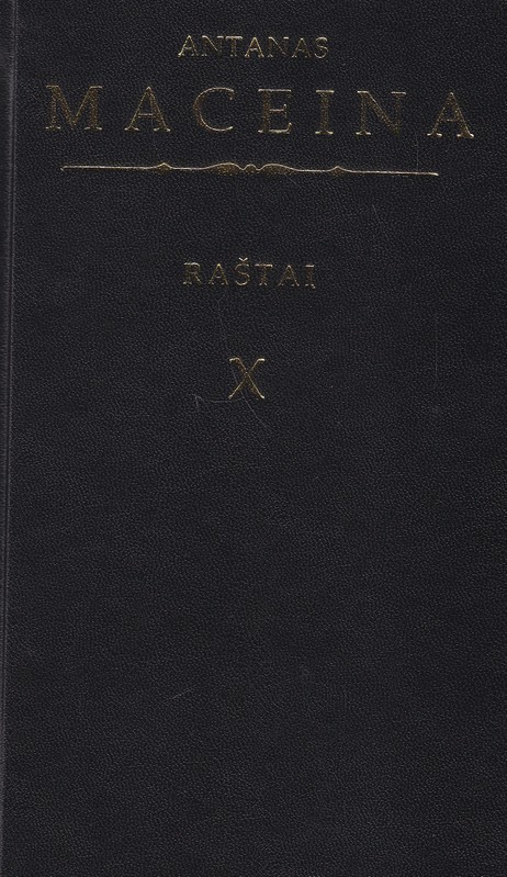 Raštai X tomas